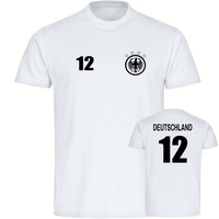 Multifanshop Herren T-Shirt - Deutschland - Adler Retro Trikot