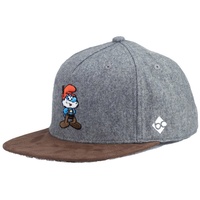 Bavarian Caps Papa Schlumpf grau - Dunkelgrau