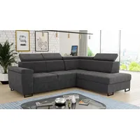 Sofnet Ecksofa Natan mit Schlaffunktion und einstellbare Kopfstützen -