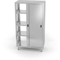 HENDI Durchreicheschrank, mit Trennwand und Schiebetüren, 800x700x1800mm