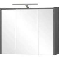 Schildmeyer Spiegelschrank Carlos, anthrazit, 74,5 x 16 x 64