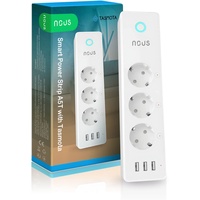 Nous A5T 3-fach WiFi mehrfachstecker mit stromzähler, zeitschaltuhr. ioBroker
