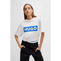 Hugo Nico Blue Kurzarm-T-Shirt White L