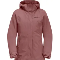 Jack Wolfskin Damen Luntal 3in1 Jkt W, Mineral Red,