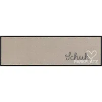 SALONLOEWE Fußmatte 030x100 cm Schuhparkplatz pur Taupe B:30cm H:7mm