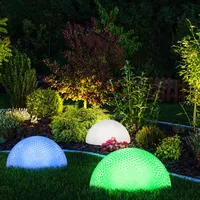 EGLO Gartenlampe Außenlampe Gartendeko Leuchte Halbkugel Effektlampe
