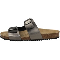 GEOX BRIONIA L Flat Sandal, Gun, 41