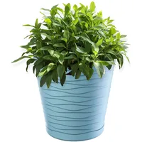 Kadax Blumentopf mit Untersetzer rund 19 cm Pfefferminz