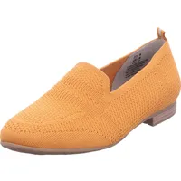 Jana Damen Slipper mit Strukturmuster Vegan, Orange 40 EU