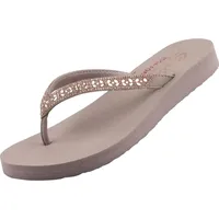 SKECHERS Damen Cali Meditation Butterfly Garden, Taupe Mitobuck Gem