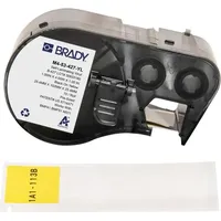Brady Brady, Etiketten, M4-53-427-YL, selbstlaminierendes Vinyl, Gelb/Transparent, 25.40 x
