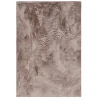 Benuta nest Kunstfell-Teppich, Taupe, Textil, Beton Optik, Rechteckig, 120x170