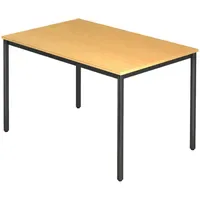Bümö Multifunktionstisch 120 x 72 x 80 cm Buche/schwarz
