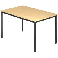 Bümö Multifunktionstisch 120 x 80 x 72 cm braun/schwarz