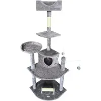 Estexo Katzenkratzbaum 163 cm grau