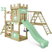 Wickey Spielturm DragonFlyer mit Schaukel & pastellgrüner Rutsche pastellgrün
