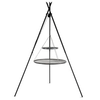 Cook King Premium Schwenkgrill „TIPI“ 210 cm - Doppelrost