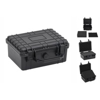 VidaXL Flugkoffer Tragbar Schwarz 24x19x11 cm PP