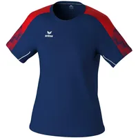 Erima Evo Star Kurzarm-T-Shirt New Navy / Red 40