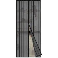 Sekey Fliegenschutzgitter mit Magnet 80 x 220 cm Schwarz