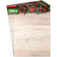 Sigel Weihnachtsbriefpapier Chalet Style Motiv DIN A4 90 g/qm