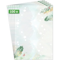 Sigel Weihnachtsbriefpapier Christmas Forest Motiv DIN A4 90 g/qm