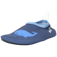 Playshoes Barfuß-Schuhe Unisex Kinder Wassersportschuh, Wal, 18/19 EU