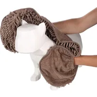 Karlie Flamingo Handtuch Pakka Für Hunde braun 80x30cm Mikrofaser