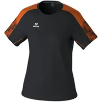 Erima Evo Star Kurzarm-T-Shirt Black / Orange 36