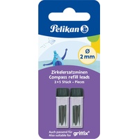 Pelikan Zirkel-Ersatzminen Durchmesser 2mm, 2 x 5er Set