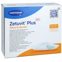B2B Medical GmbH ZETUVIT PLUS SILICONE BORDER 10X10 CM