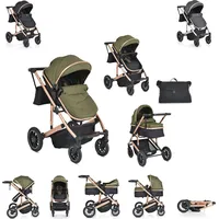 Moni Kombikinderwagen 2 in 1 Thira Babywanne, umbaubar, Sportsitz,