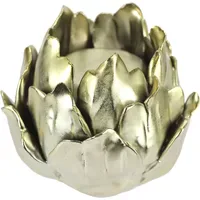 I.GE.A. Kerzenhalter Artischocke 9 cm gold