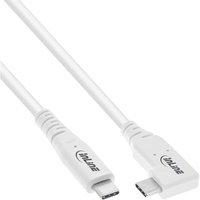 InLine USB4 Kabel, USB-C einseitig gewinkelt, PD 240W 8K60Hz,