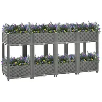 VidaXL Hochbeet 160x40x71 cm Polypropylen