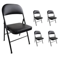 Stalwart - 4er Set stabile Klappstühle bis 130 kg