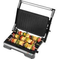 2-Power Progress EK5854P 2-in-1-Gesundheitsgrill - Panini-Presse, elektrischer Grill mit