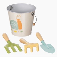 GoKi 63870 - Eimer mit Gartenwerkzeug, Motiv Schnecke