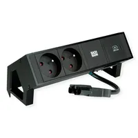 Bachmann Bachmann, DESK2 2xUTE 1xUSB C 30W 0,2m GST18