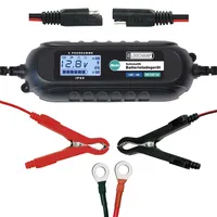 LODCHAMP 6/12V-4A Batterieladegerät mit Batterietester Erhaltungsladegerät 6V/12V KFZ Motorrad
