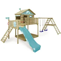 Wickey Spielturm Smart Ocean mit Schaukel & Rutsche, Stelzenhaus