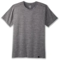 Brooks Herren Luxe Short Sleeve grau
