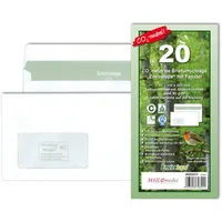 MAILmedia Envirelope Briefhüllen DIN Lang haftklebend Recycling weiß 75