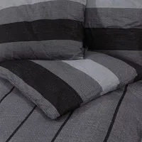 VidaXL Bettwäsche-Set Dunkelgrau 200x220 cm Baumwolle