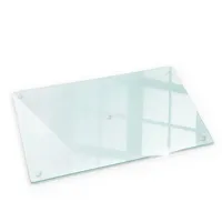 Tulup Herdabdeckplatte, Transparent Glas - 30x0.4x52 cm Robuste Gehärtetem