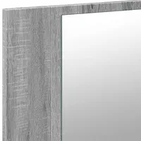 VidaXL Grau Sonoma 80 cm grau mit LED