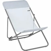 Lafuma Maxi TRANSAT Gartenliege Sonnenliege Relaxliege hellblau