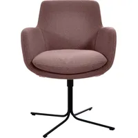 K+W Komfort & Wohnen Drehstuhl Pego rosa