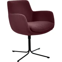 K+W Komfort & Wohnen Drehstuhl Pego rot