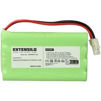 EXTENSILO Akku kompatibel mit Somfy Dexxo Pro 800 io,